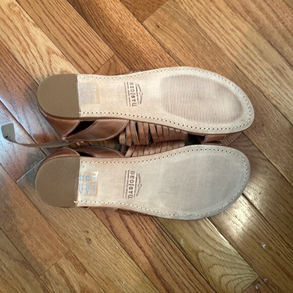 Bed|Stu Ingrit Tan Rustic Huarache Sandals - Picture 4 of 4